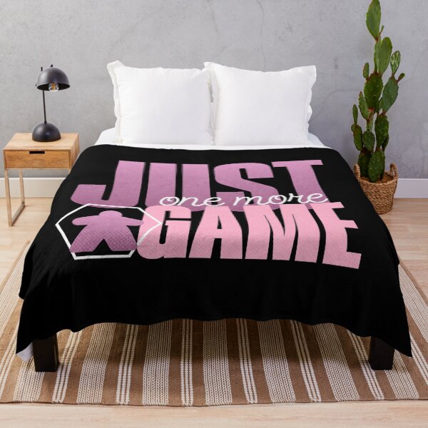 Item preview, Just One More Board Game Pink designed and sold by TackyTime.