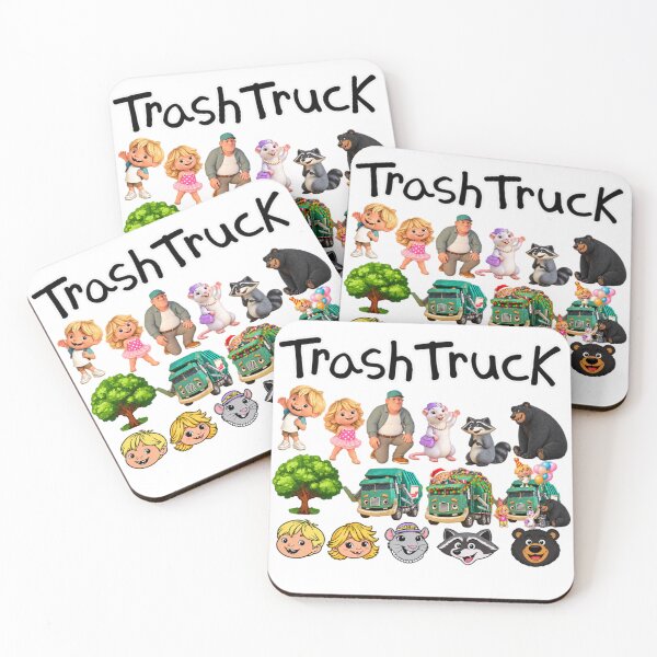 Item preview, Trash Truck Hank and Friends Character Collage designed and sold by ROBOTFACE.