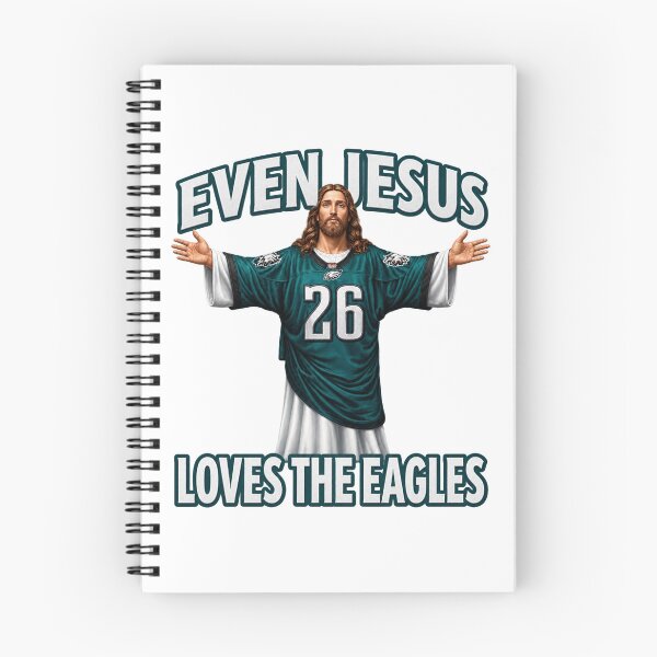 Item preview, Even Jesus Loves The Eagles Inspirational Sports Fan Design designed and sold by Irene  Alcaniz.