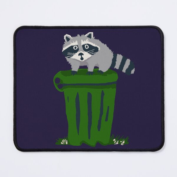 Item preview, Raccoon on Trash Can designed and sold by wildjellybeans.