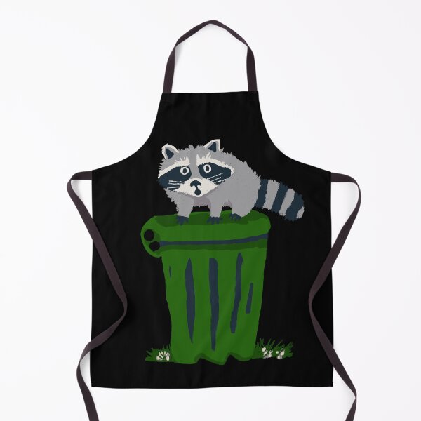 Item preview, Raccoon on Trash Can designed and sold by wildjellybeans.
