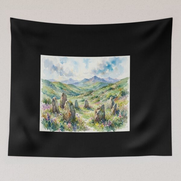 Item preview, Castlerigg Stone Circle at Solstice designed and sold by fejesrussh.