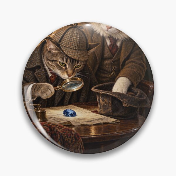 Item preview, The Blue Carbuncle Cat Detective Mystery designed and sold by Ocelot-T.