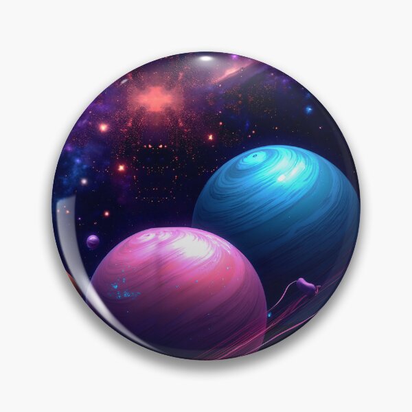 Item preview, Neon Cosmic Orbits | Galactic Dreamscape designed and sold by AnimalAirtistry.
