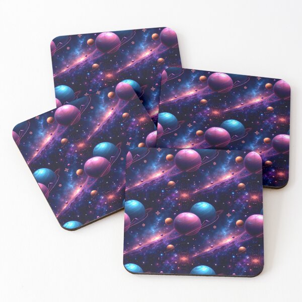 Item preview, Neon Cosmic Orbits | Galactic Dreamscape designed and sold by AnimalAirtistry.