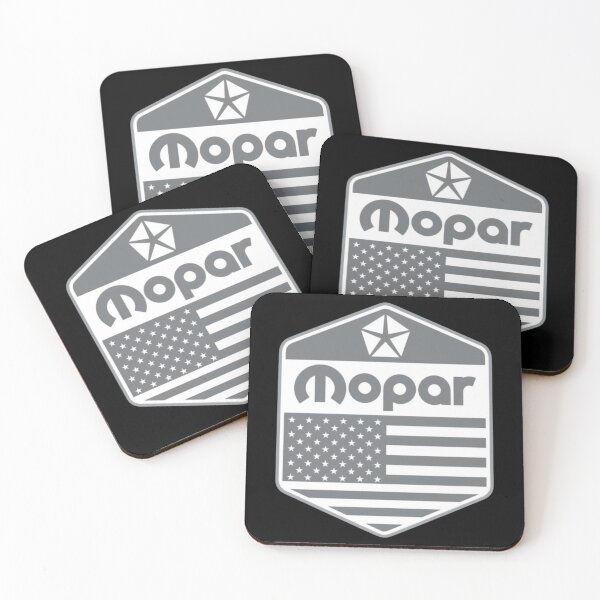 Item preview, Gray Mopar American Flag design designed and sold by Mad Apparel.