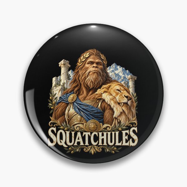 Item preview, Squatchules Bigfoot Greek Mythology Joke designed and sold by elderberry.