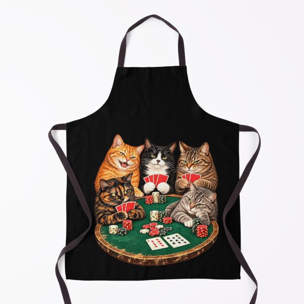 Item preview, Gambling Cats Around a Poker Table designed and sold by elderberry.