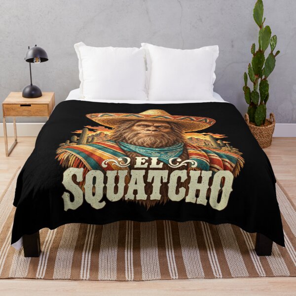 Item preview, El Squatcho Desert Sasquatch Joke designed and sold by elderberry.