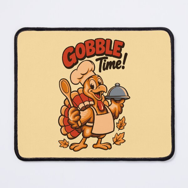 Item preview, Gobble Time Turkey Chef – Funny Thanksgiving Cartoon T-Shirt designed and sold by phsycartwork.