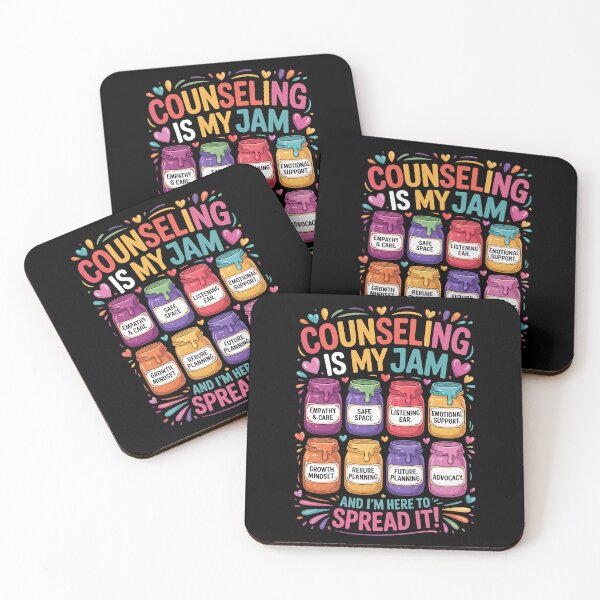 Item preview, Counseling Is My Jam Colorful Jars designed and sold by jkrphoto.