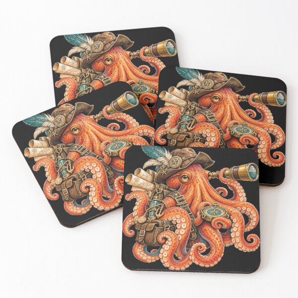 Item preview, The Curious Cartographer — Octopus Explorer designed and sold by ForeverPrintsOK.