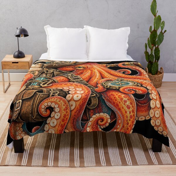 Item preview, The Curious Cartographer — Octopus Explorer designed and sold by ForeverPrintsOK.