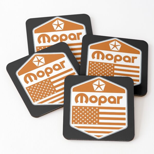 Item preview, Orange Mopar American Flag design designed and sold by Mad Apparel.