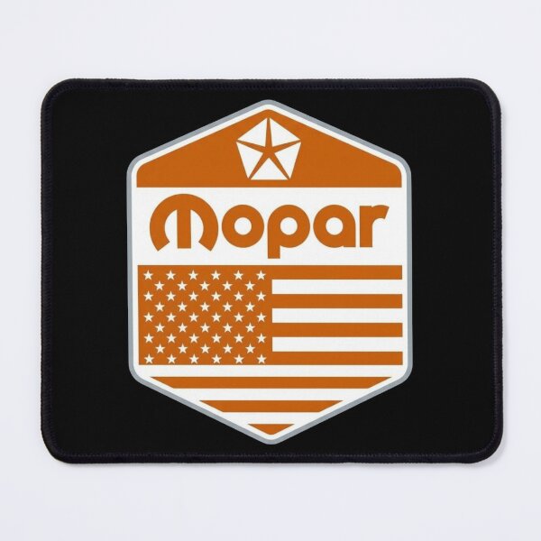 Item preview, Orange Mopar American Flag design designed and sold by Mad Apparel.