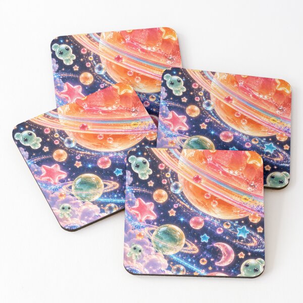Item preview, Gummy Galaxy - Pastel Jelly Planet Space Art designed and sold by Mastiv.