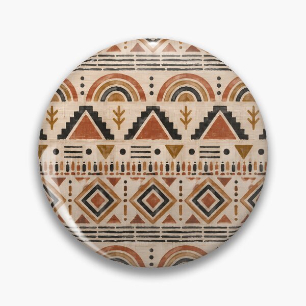 Item preview, Terracotta Rainbow Diamond Geometric Pattern designed and sold by Apex Designs.