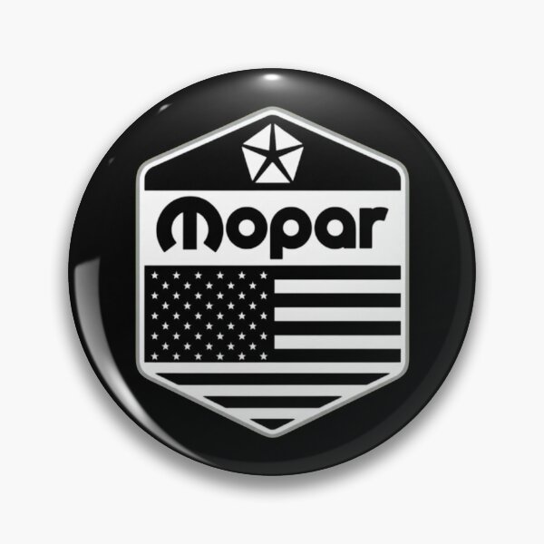 Item preview, Black Mopar American Flag design designed and sold by Mad Apparel.