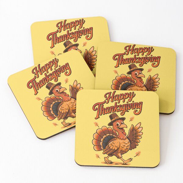 Item preview, Happy Thanksgiving Pilgrim Turkey – Cute Vintage Holiday Design designed and sold by phsycartwork.