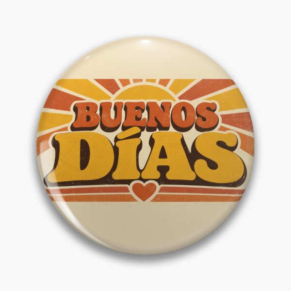 Item preview, Buenos dias message in bright colors designed and sold by anytka.