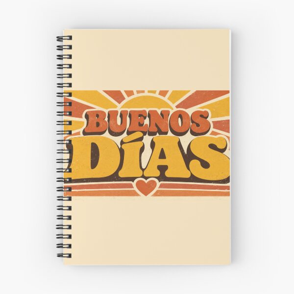 Item preview, Buenos dias message in bright colors designed and sold by anytka.