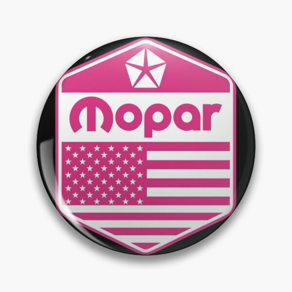 Artikelvorschau, Pink Mopar Design mit amerikanischer Flagge entworfen und verkauft von Mad Apparel.