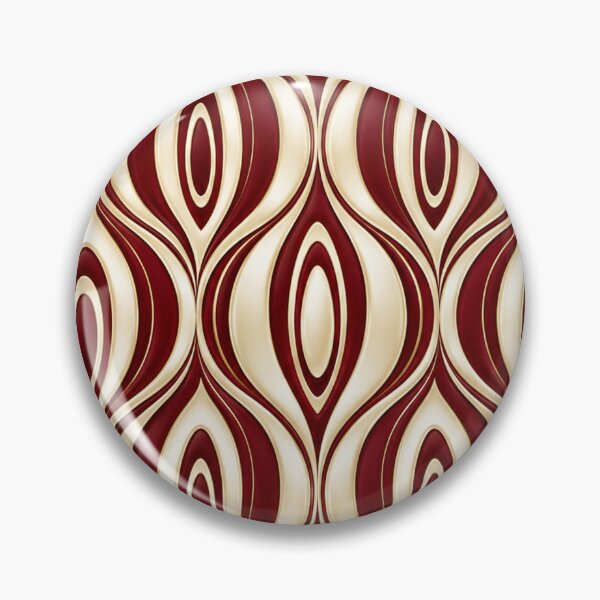 Item preview, Elegant Burgundy and Ivory Wave Pattern designed and sold by annenambiro.