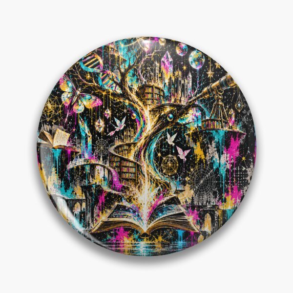 Item preview, Cosmic Knowledge Tree - Science Fantasy Street Art designed and sold by Personiq Kaleido.