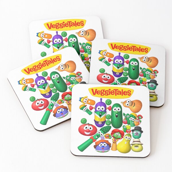 Item preview, VeggieTales Bob and Larry Colorful Character Collage designed and sold by ROBOTFACE.
