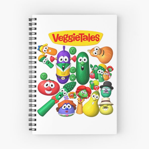 Item preview, VeggieTales Bob and Larry Colorful Character Collage designed and sold by ROBOTFACE.