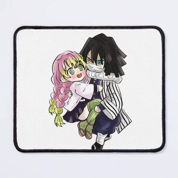 Item preview, Obanai carrying mitsuri | Cute Demon Slayer Anime Couple Art designed and sold by aishtistic-art.