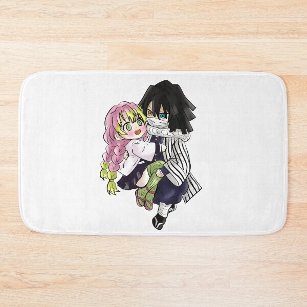 Item preview, Obanai carrying mitsuri | Cute Demon Slayer Anime Couple Art designed and sold by aishtistic-art.