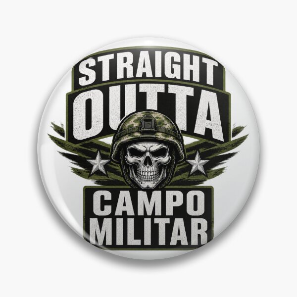 Item preview, Straight Outta Campo Militar Inspired Gaming Design for PUBG Fans designed and sold by DatTurnip.