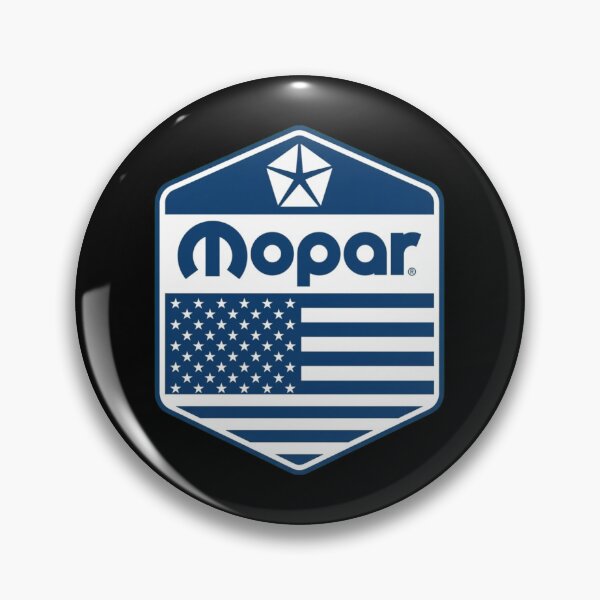 Artikelvorschau, Blaues Mopar-Design mit amerikanischer Flagge entworfen und verkauft von Mad Apparel.
