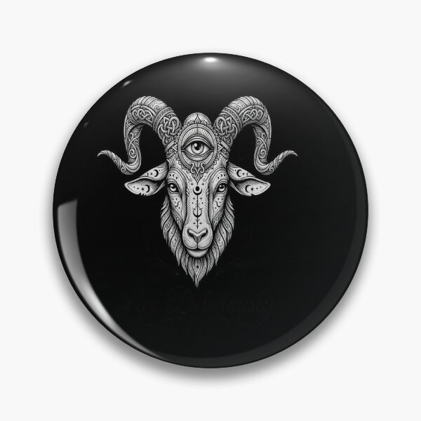 Item preview, Black Phillip the Goat - Live Deliciously designed and sold by MASONa03.