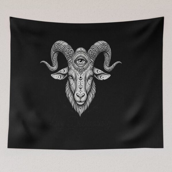 Item preview, Black Phillip the Goat - Live Deliciously designed and sold by MASONa03.