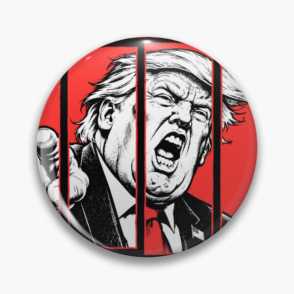 Item preview, Red Flag Donald Trump Caricature Political Satire designed and sold by morkmorksort.