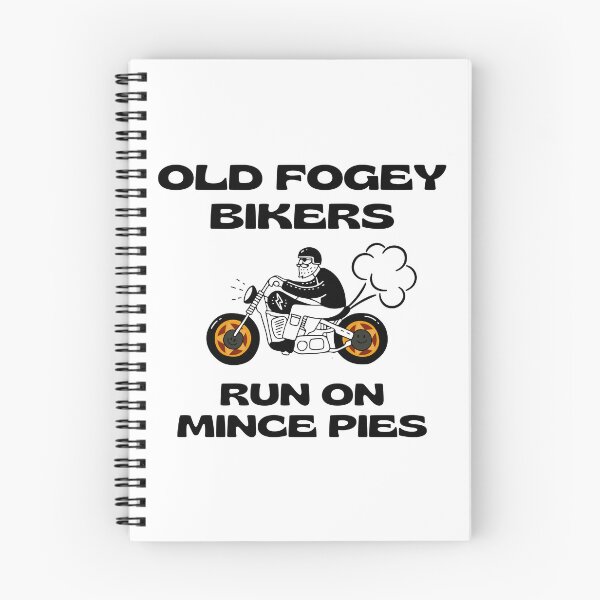 Item preview, Old Fogey Bikers Run On Mince Pies. designed and sold by MPC-Mince-Pies.