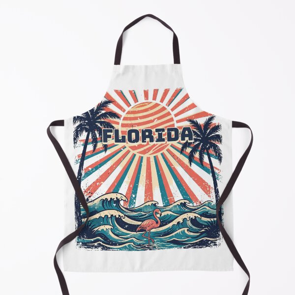 Item preview, Florida Retro Sunset T-Shirt designed and sold by Redhock.