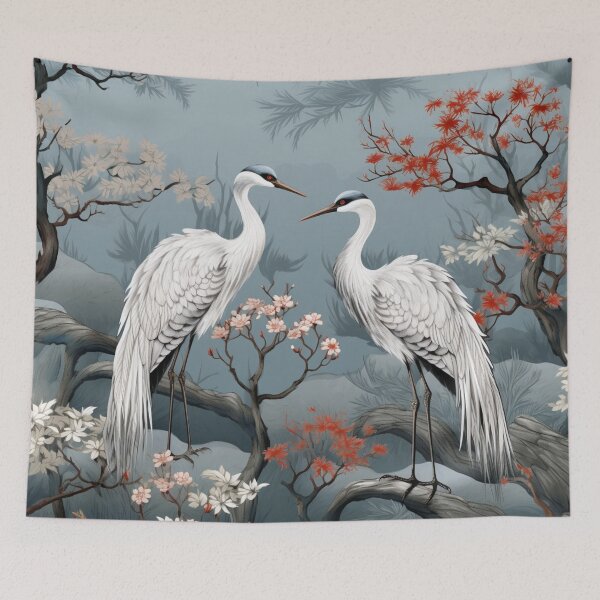 Item preview, Japanese Garden Crane Birds designed and sold by GrinGalore.