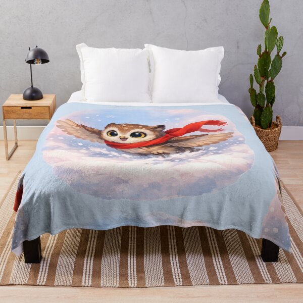 Item preview, Owl’s First Snowy Flight designed and sold by ImagineNature.