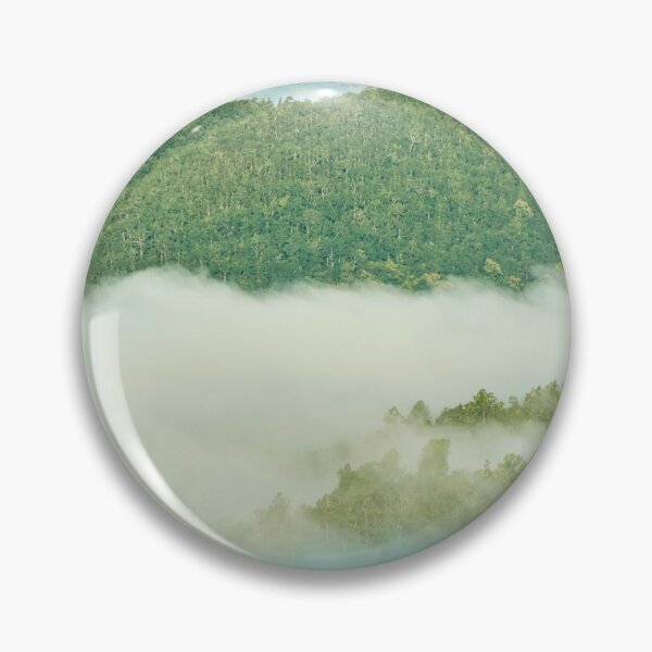 Item preview, Sunlit Treetops in the Mist — Forest Hills at First Light, Chiang Mai Thailand designed and sold by Jomsunshine.