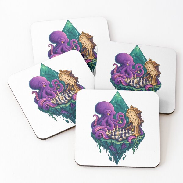 Item preview, Octopus Playing Chess With Time designed and sold by LoafLogic.