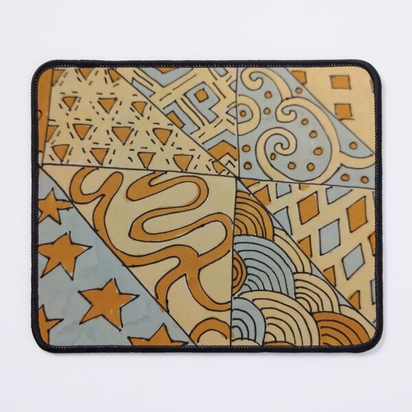 Artikelvorschau, Abstraktes Patchwork entworfen und verkauft von Any Bright Ideas.
