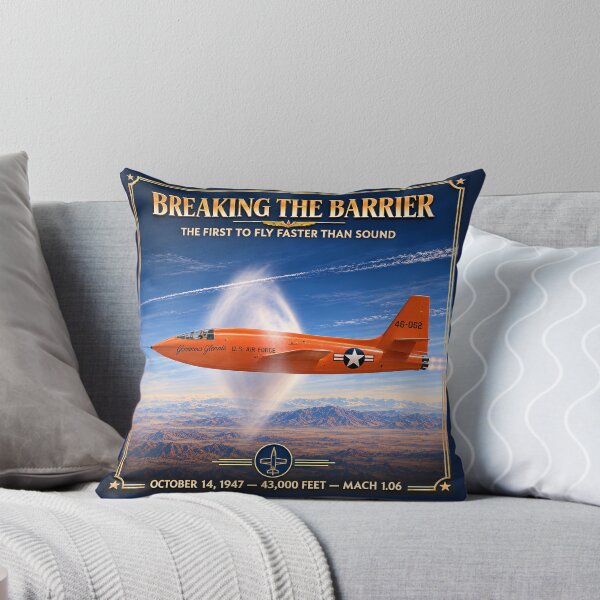 Item preview, Bell X-1 supersonic flight, sound barrier 1947 designed and sold by thirtyonestars.