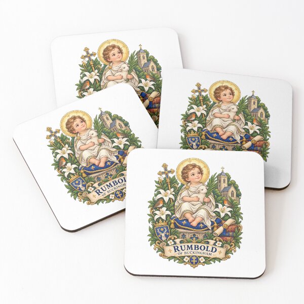 Item preview, Saint Rumbold of Buckingham – The Miraculous Baby Saint | Medieval History Illustration designed and sold by ChickenFund.