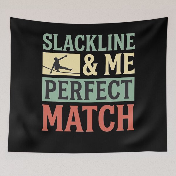 Item preview, Slackline And Me Perfect Match Retro designed and sold by MizoX7.