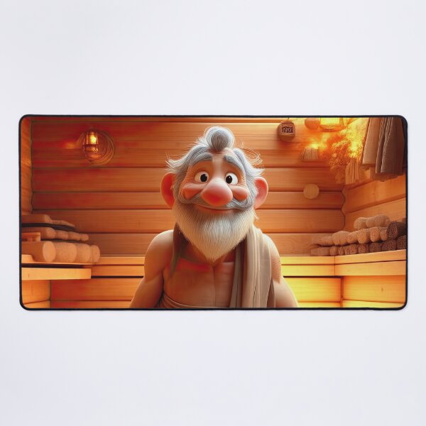 Item preview, Old Fart taking a Sauna designed and sold by Colin Bentham.