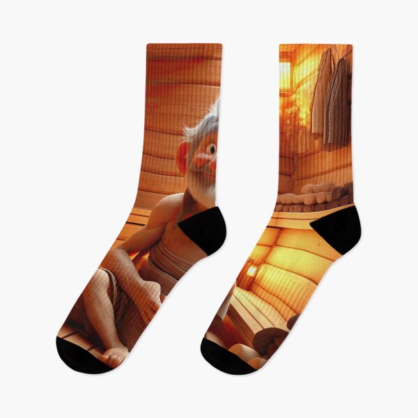 Item preview, Old Fart taking a Sauna designed and sold by Colin Bentham.
