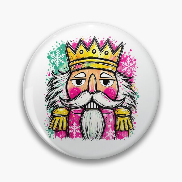 Item preview, Colorful Nutcracker King Christmas Watercolor Holiday designed and sold by Rtcraftani.